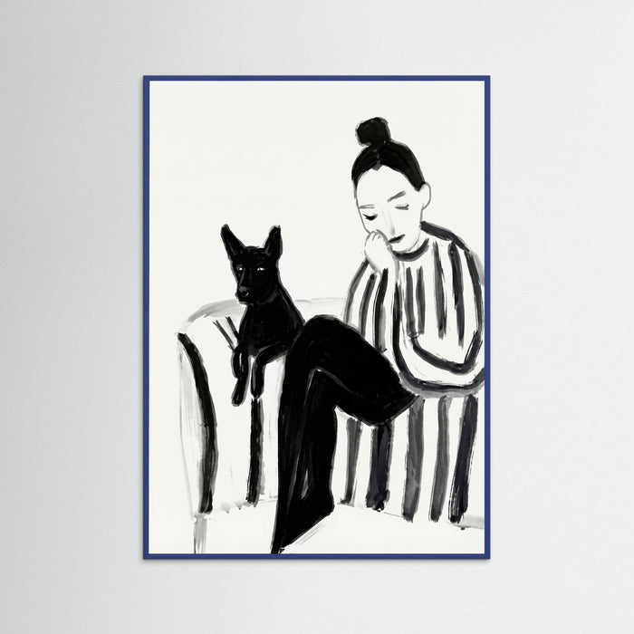 Blue Wood Quiet Companionship
