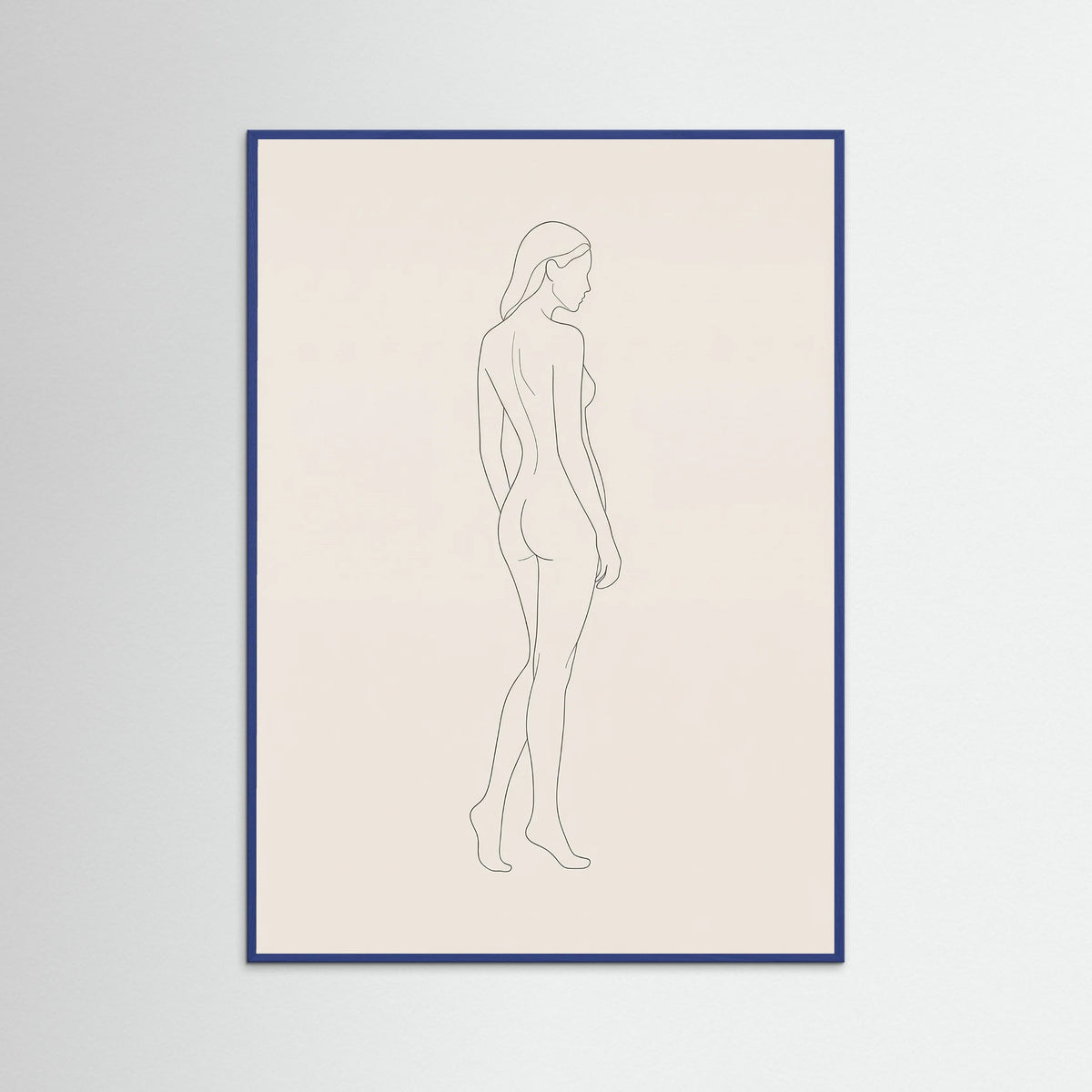 Blue Wood Quiet Contemplation Beige