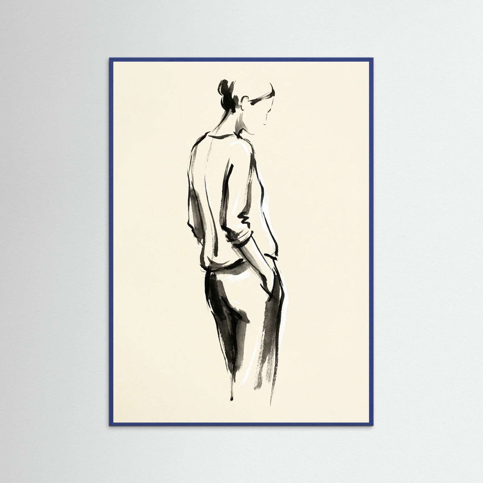 Blue Wood Quiet Contemplation