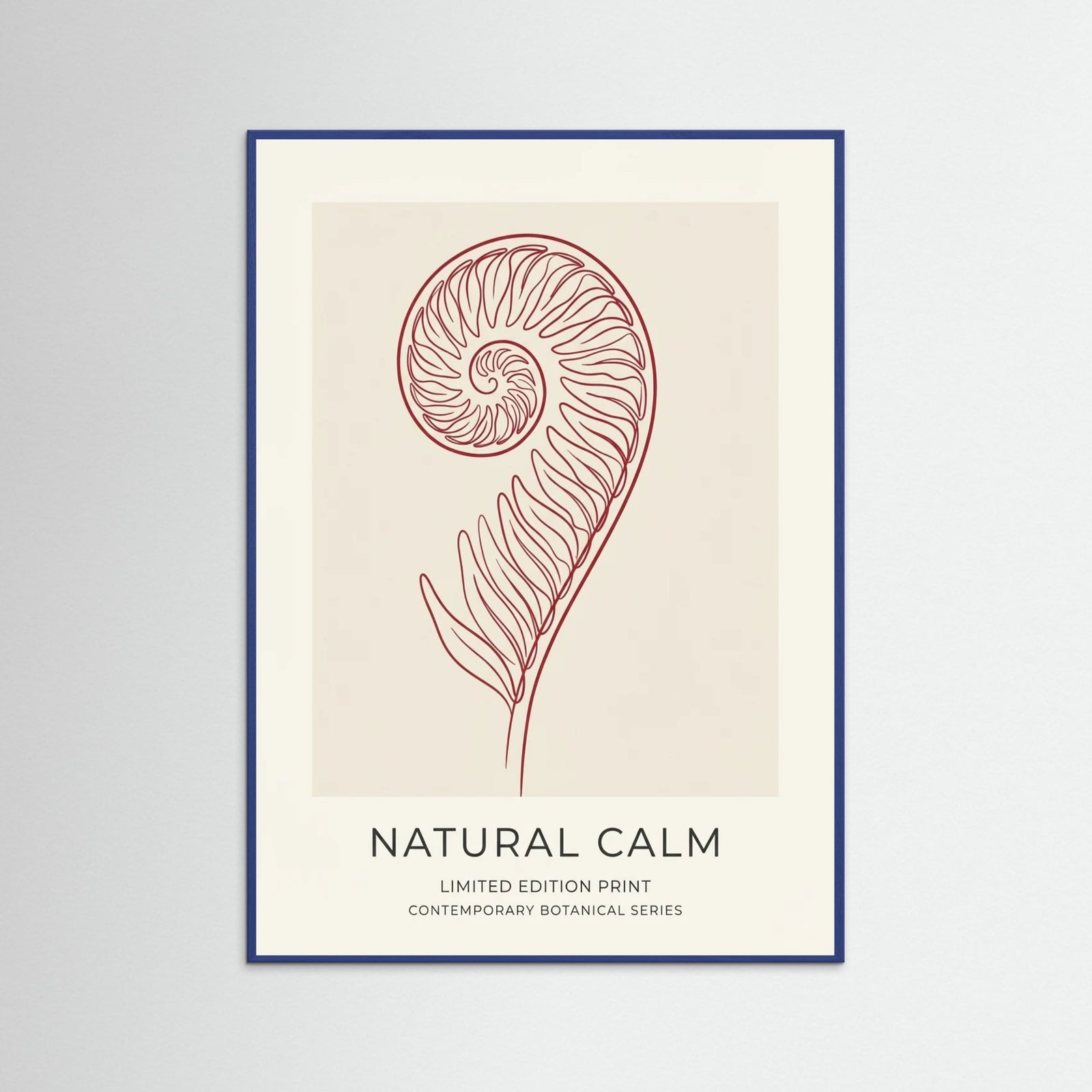 Blue Wood Quiet Contemplation