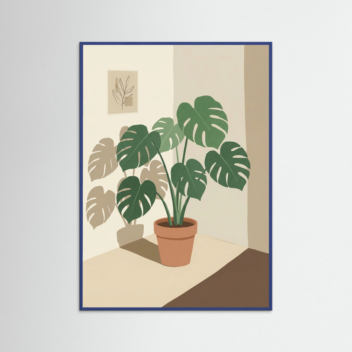 Blue Wood Quiet Corner View