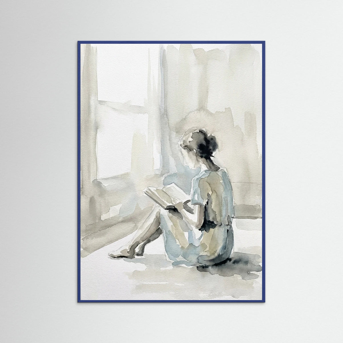 Blue Wood Quiet Grace