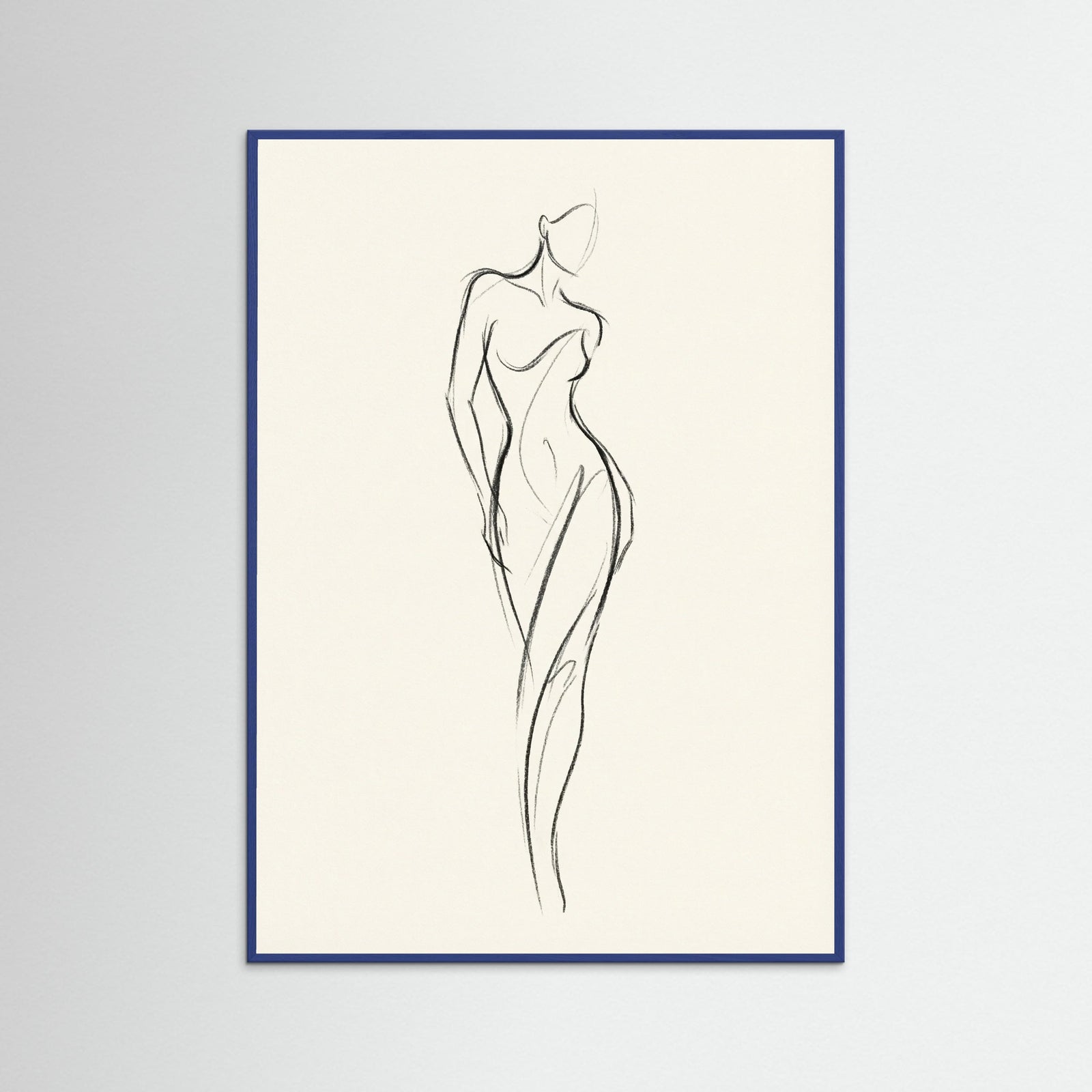 Blue Wood Quiet Pose