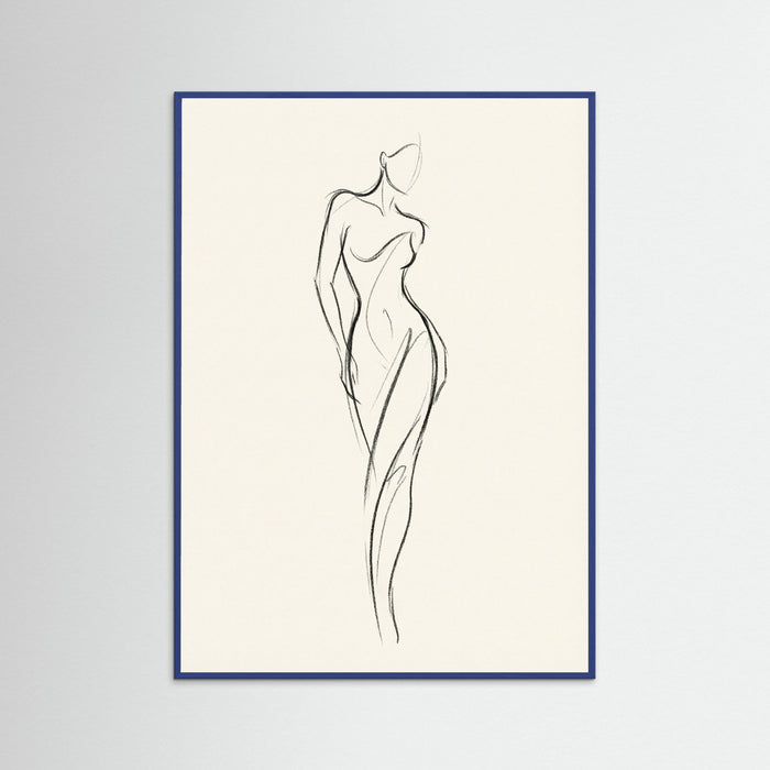 Blue Wood Quiet Pose
