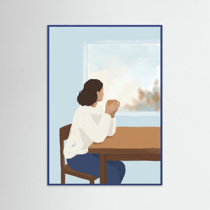 Blue Wood Quiet Reading