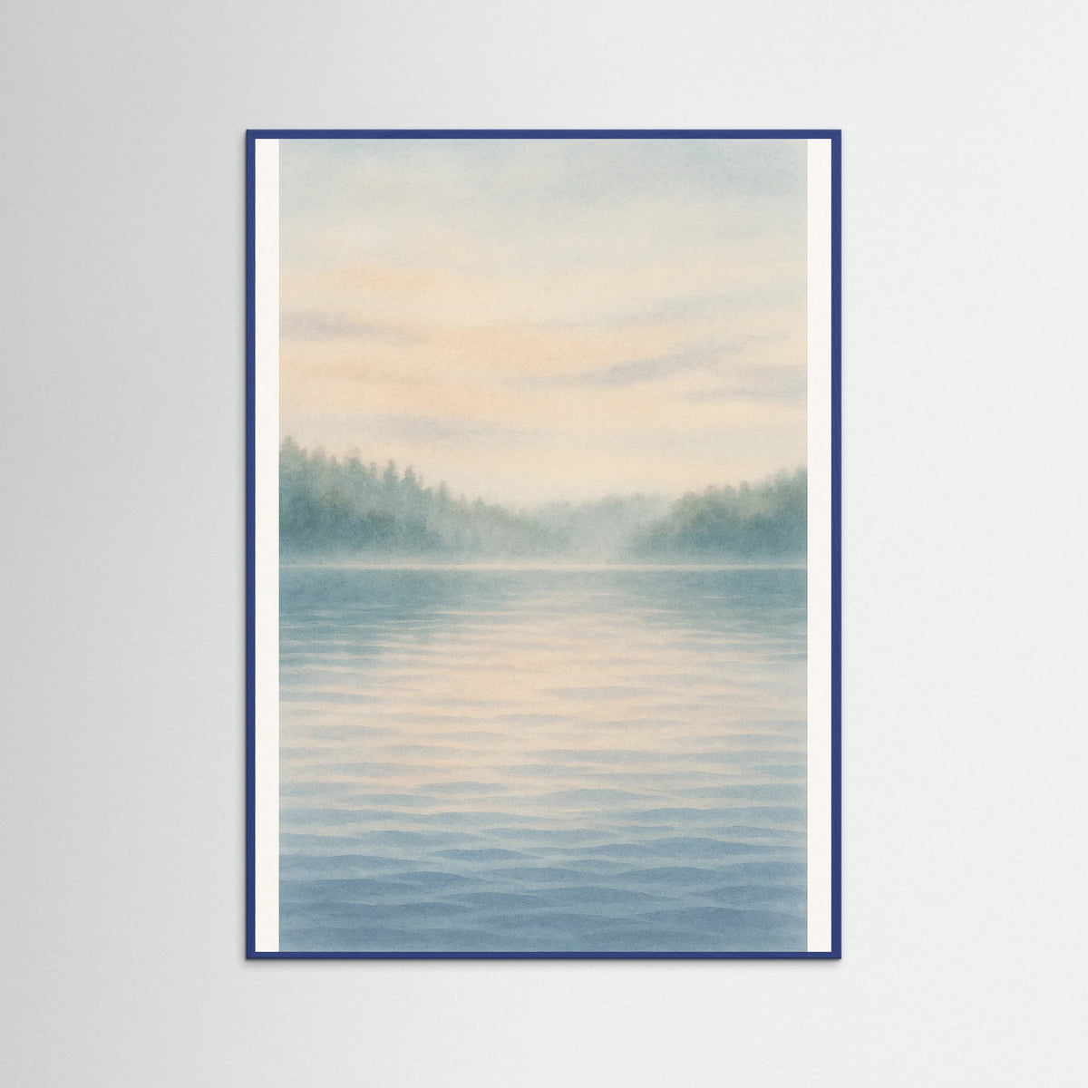 Blue Wood Quiet Reflection