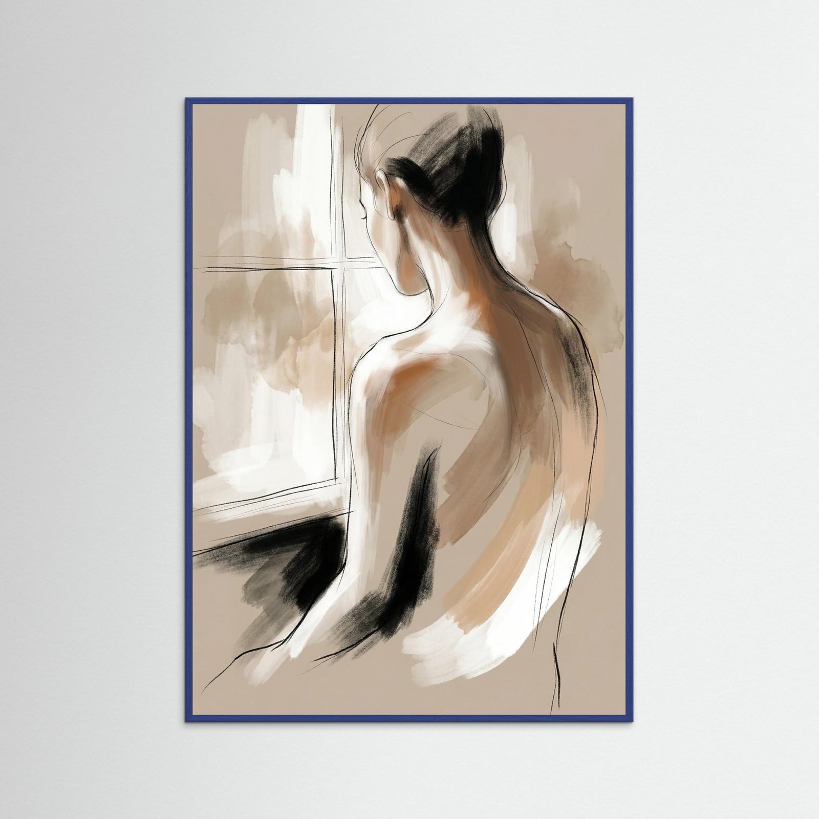 Blue Wood Quiet Reflection