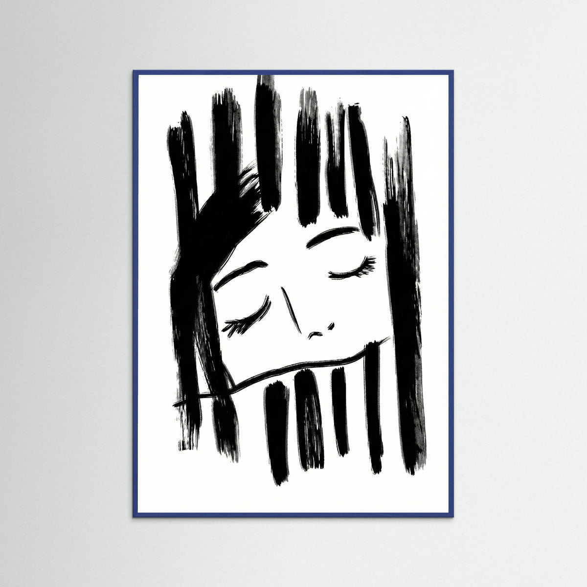 Blue Wood Quiet Reflection