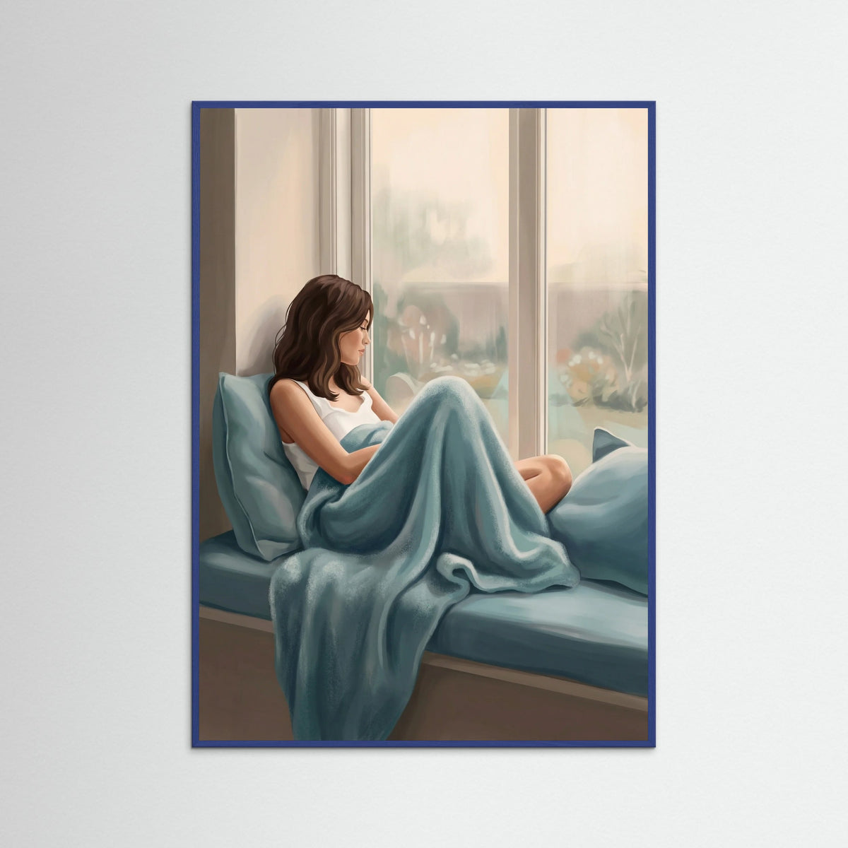 Blue Wood Quiet Repose