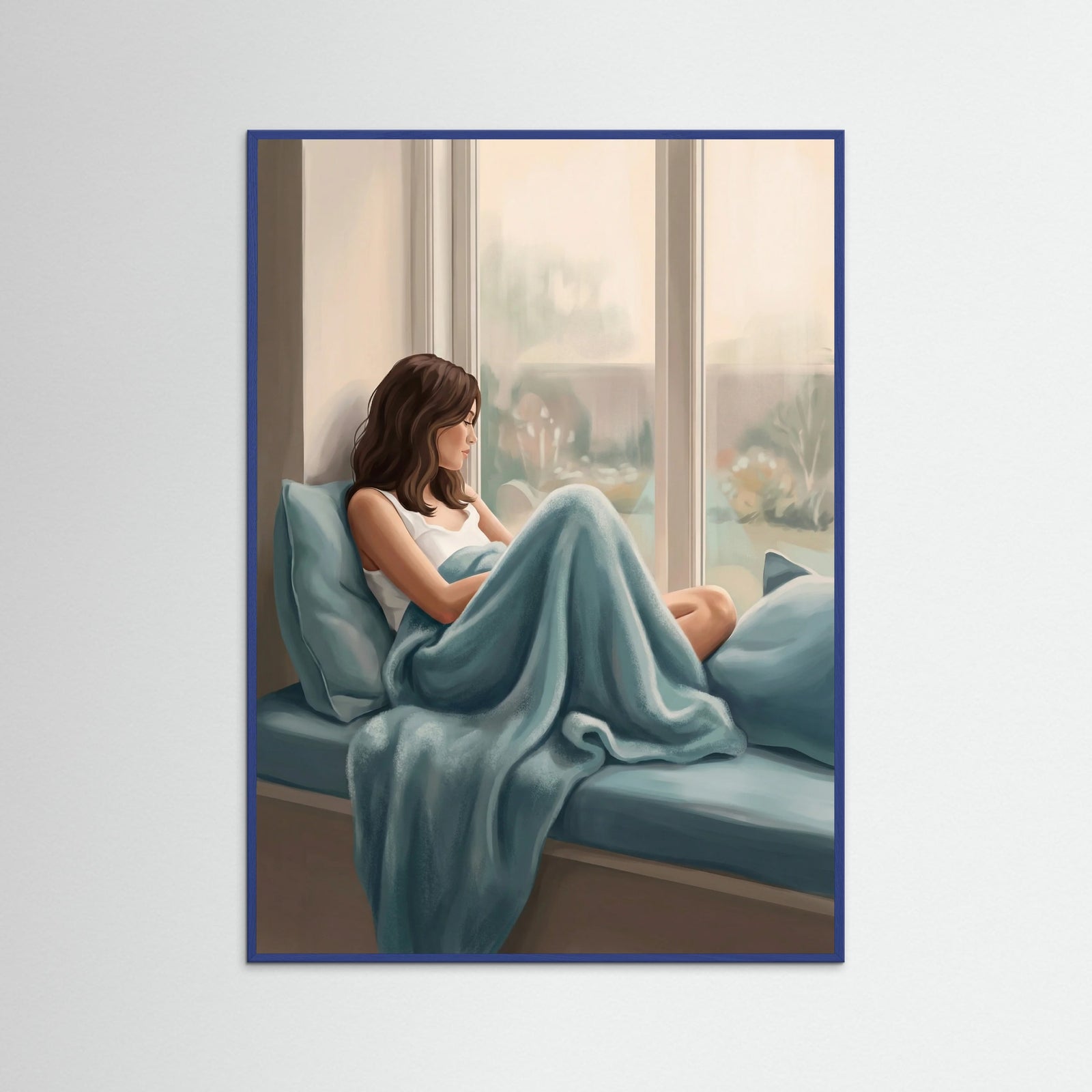 Blue Wood Quiet Repose