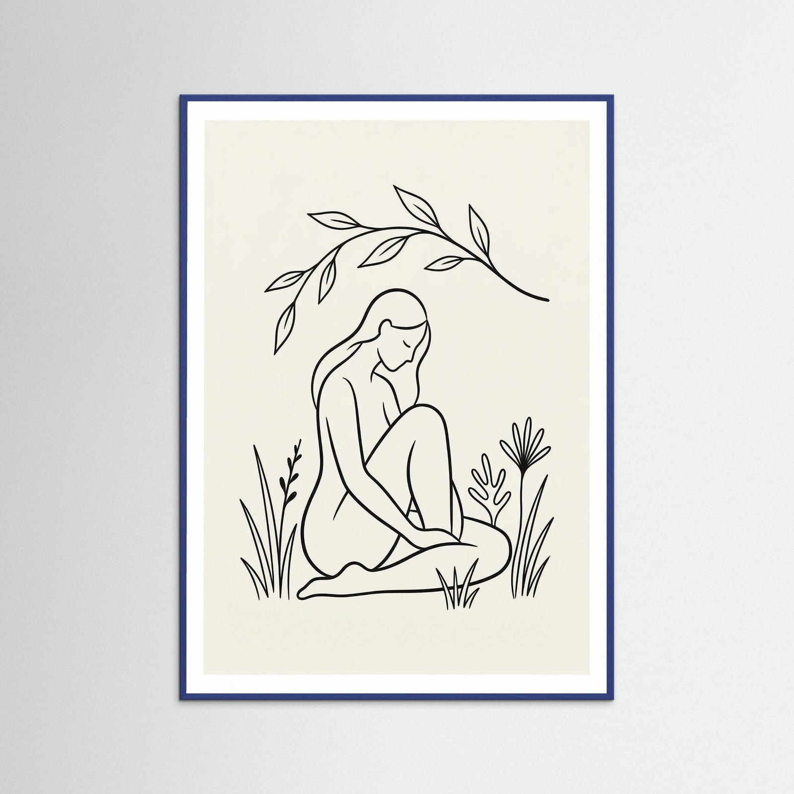 Blue Wood Quiet Solace