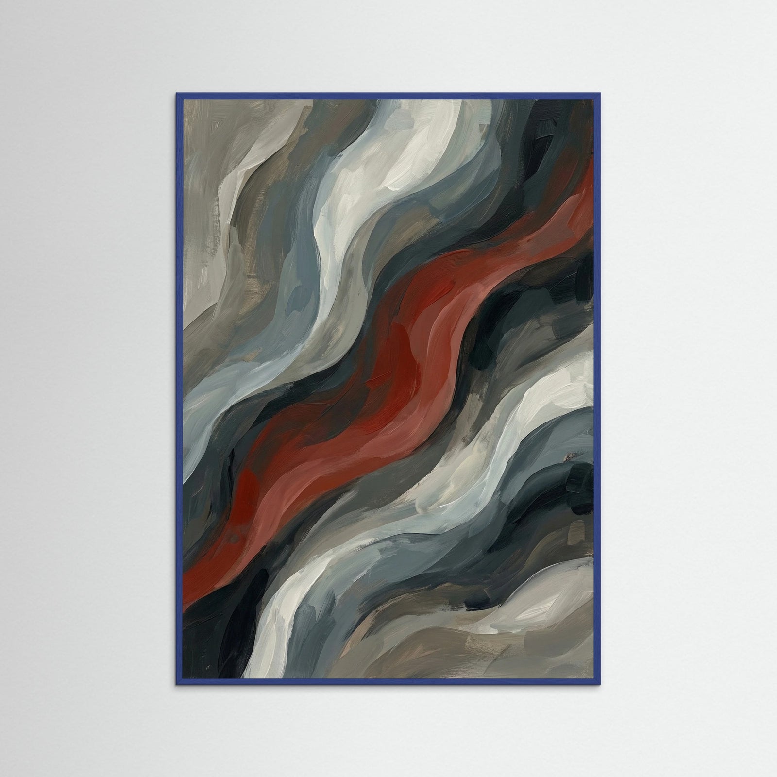 Blue Wood Radial Bloom