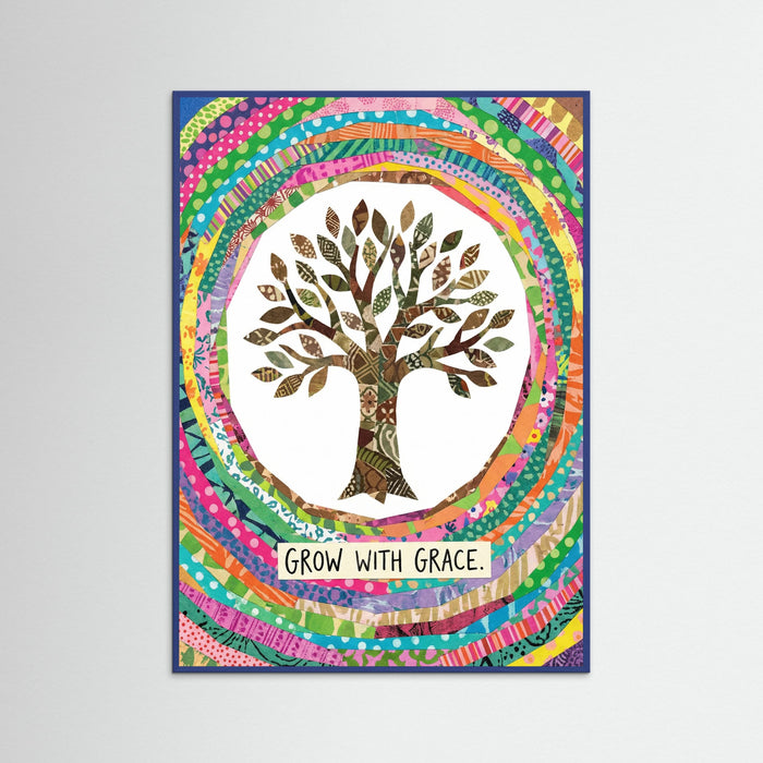 Blue Wood Radiant Affirmation