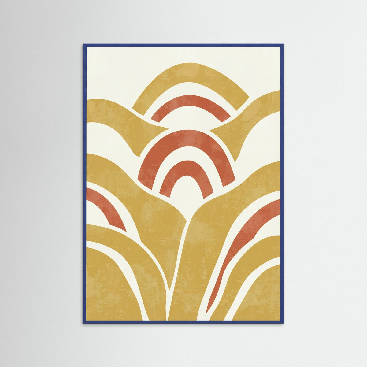 Blue Wood Radiant Golden Bloom