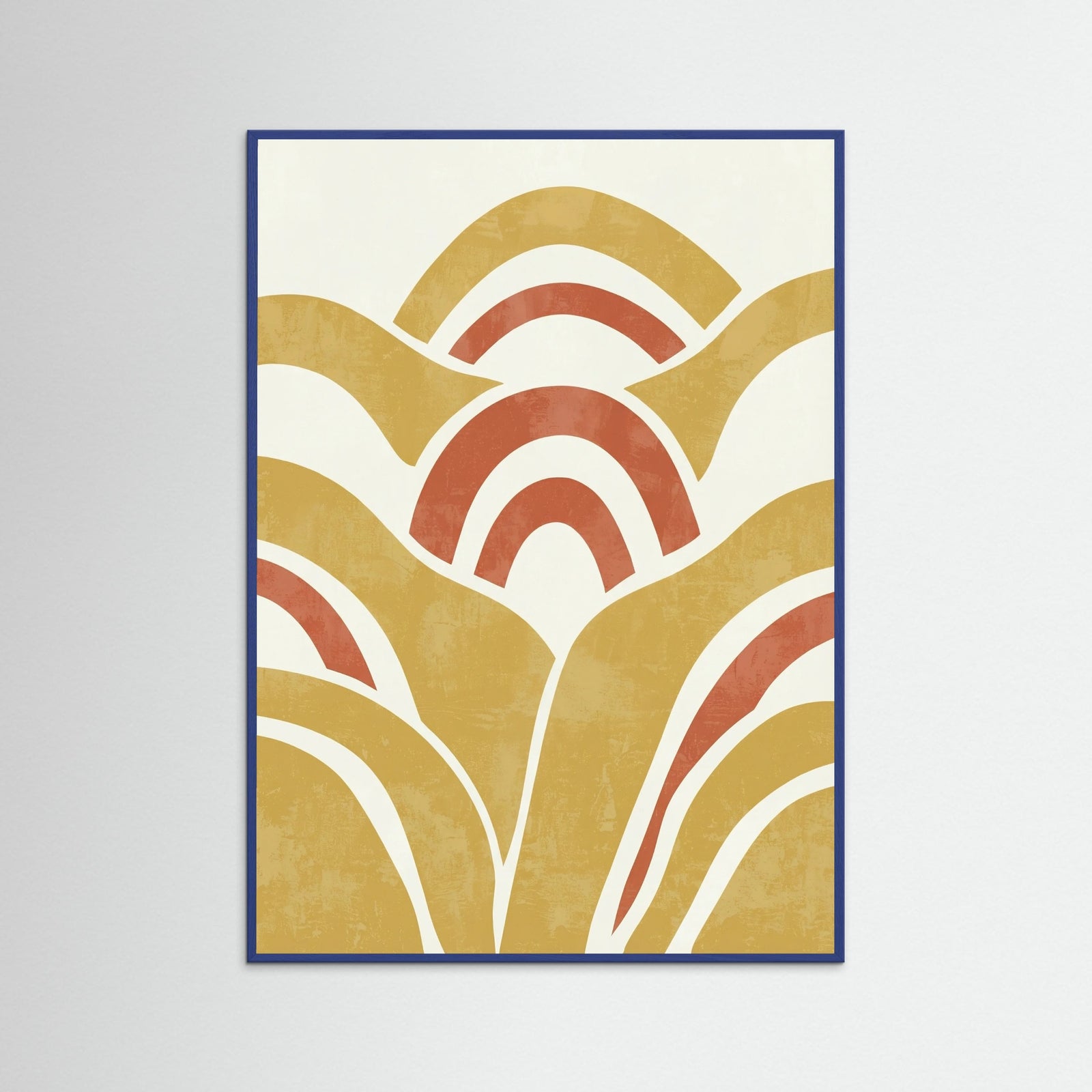 Blue Wood Radiant Golden Bloom