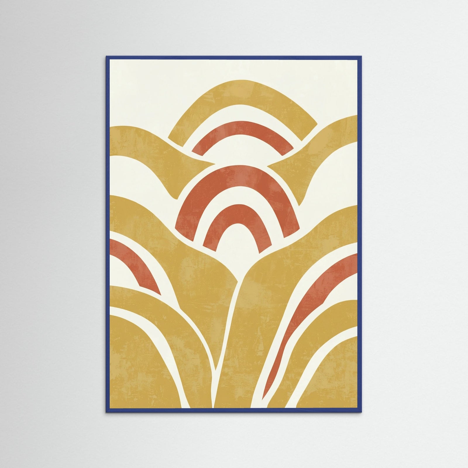 Blue Wood Radiant Golden Bloom