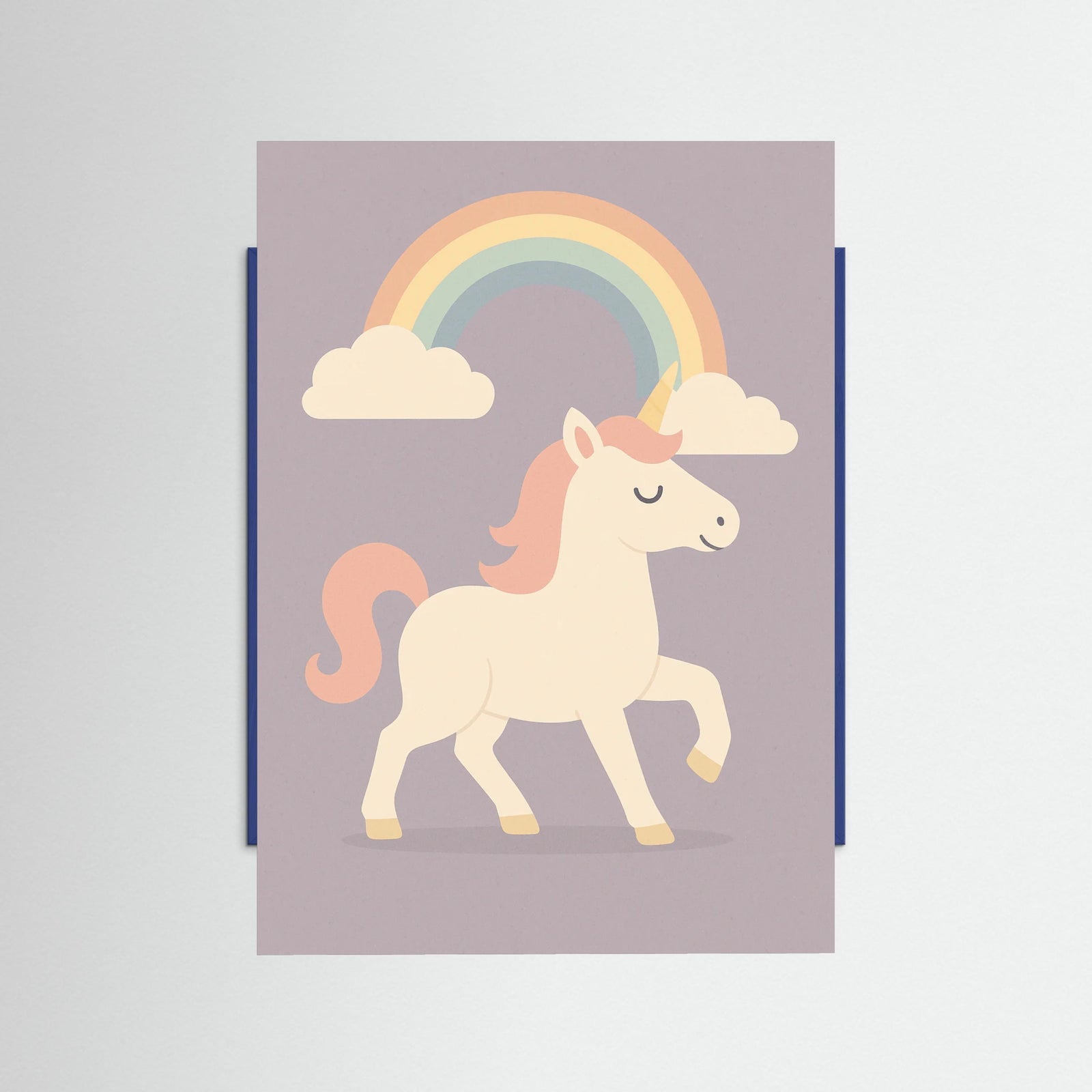 Blue Wood Rainbow Clouds