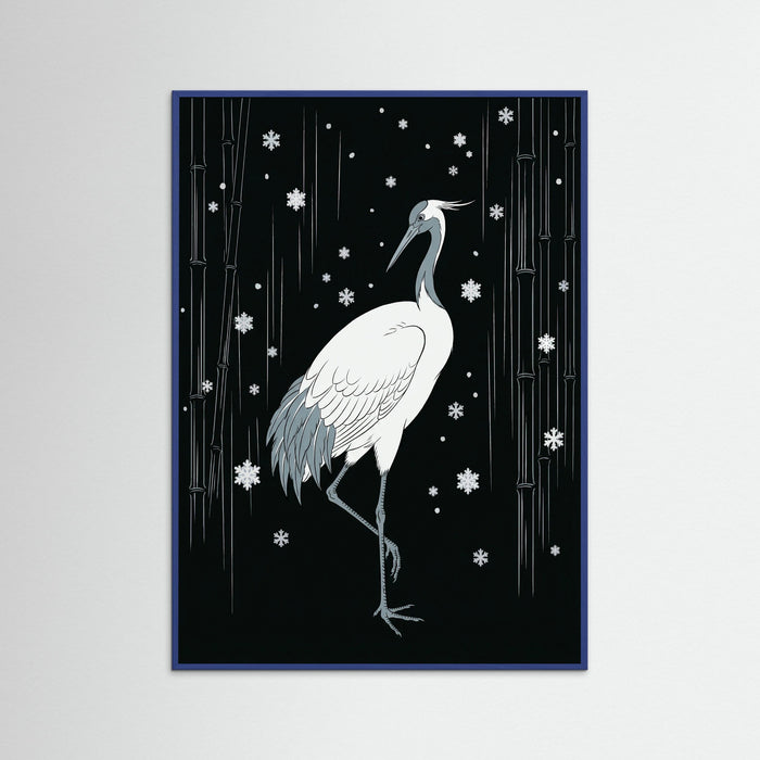 Blue Wood Rainy Egret