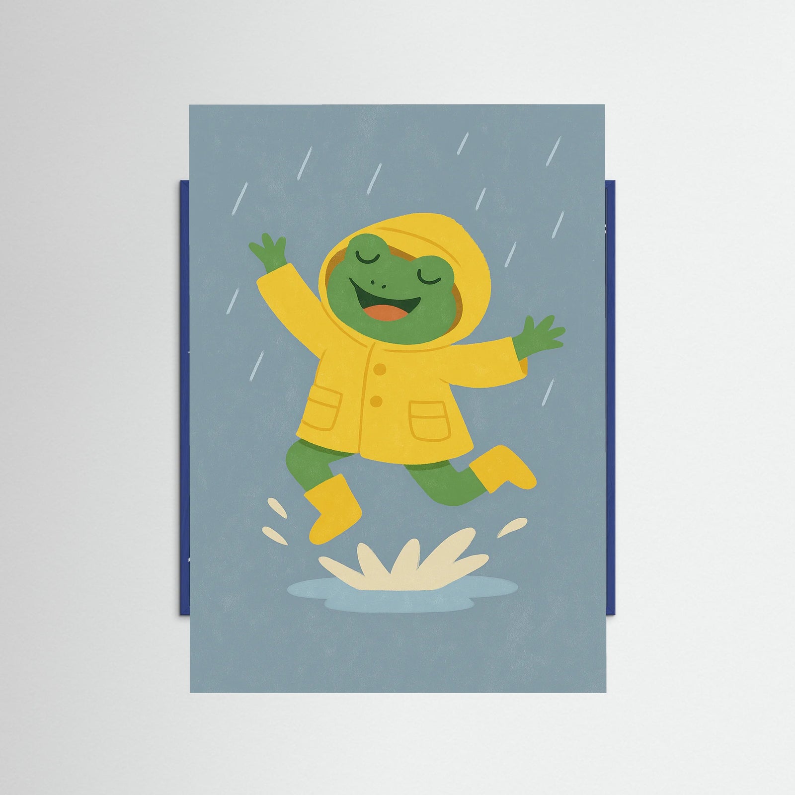 Blue Wood Rainy Frog