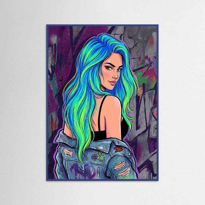 Blue Wood Rebel Spirit