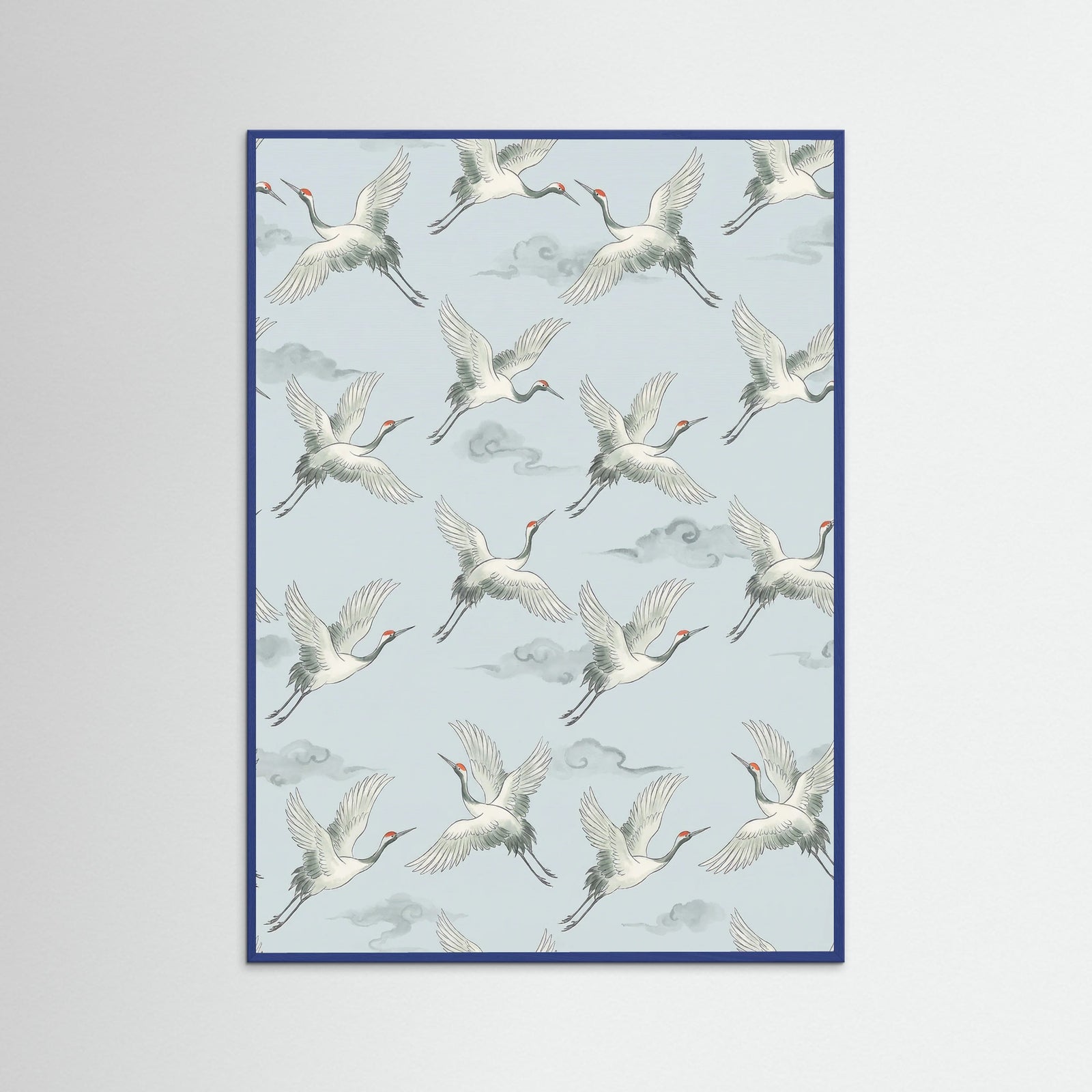 Blue Wood Red Goldfish Pond