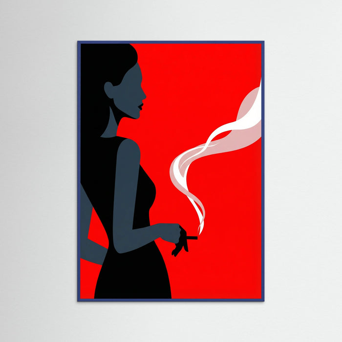 Blue Wood Red Smoke