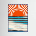 Poster Red Sun and Sea – poster e stampa artistica