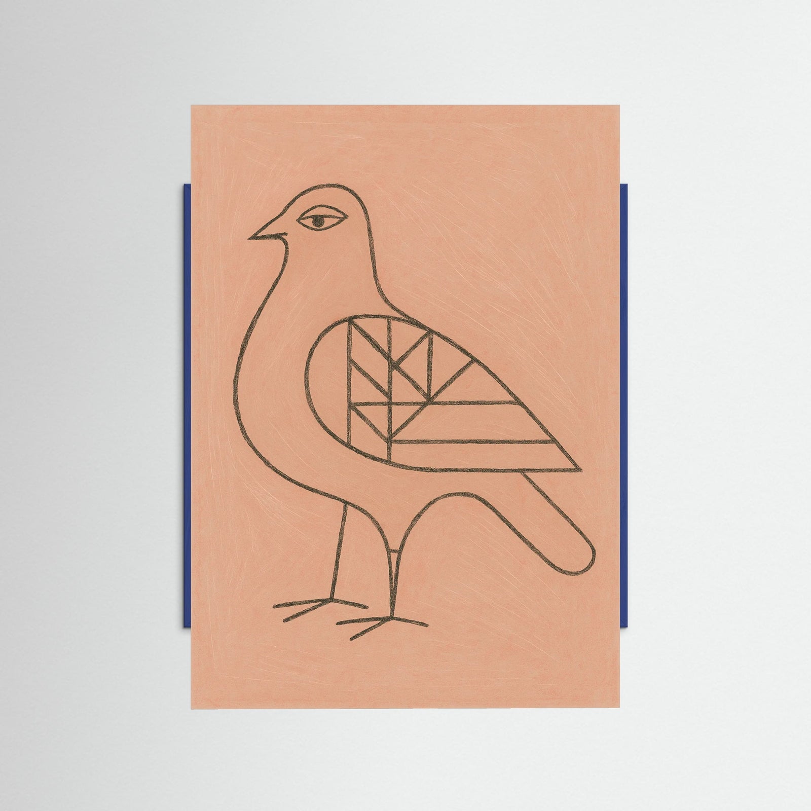 Blue Wood Reflective Poise