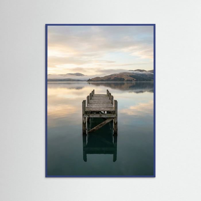 Blue Wood Reflective Solitude