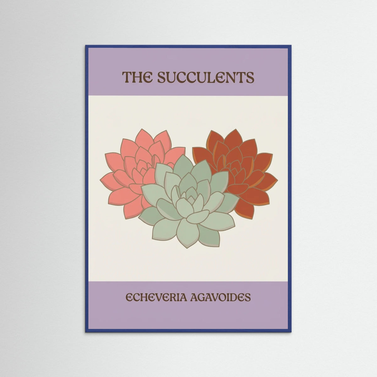 Blue Wood Retro Blossom