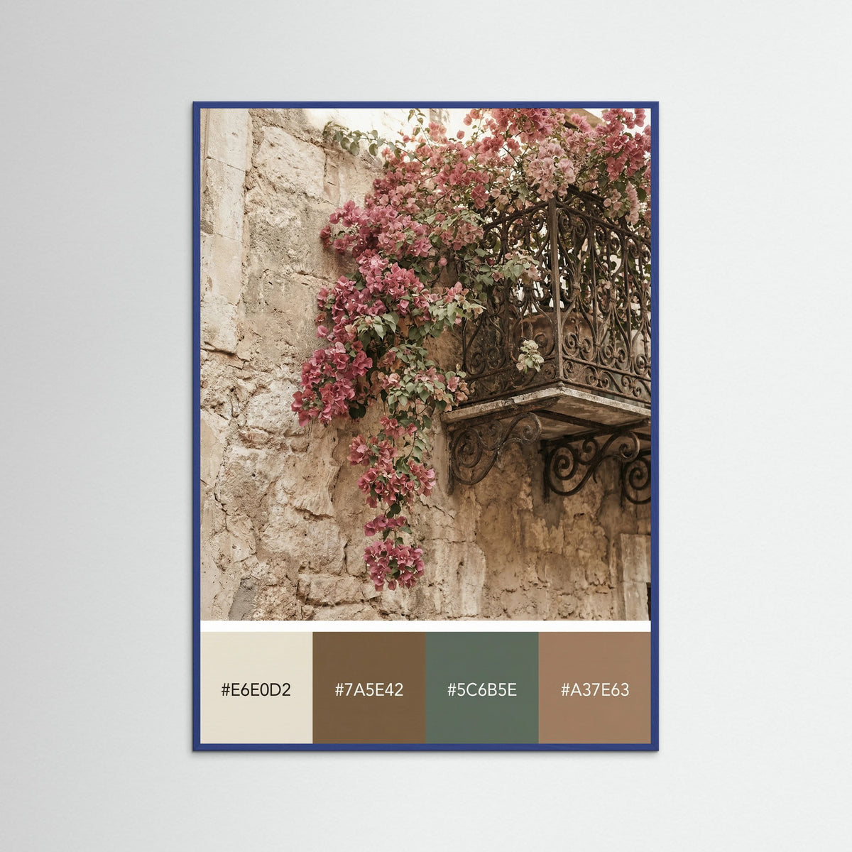 Blue Wood Rustic Entrance