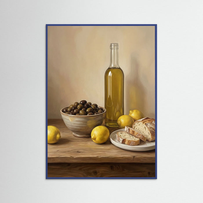 Blue Wood Rustic Still Life