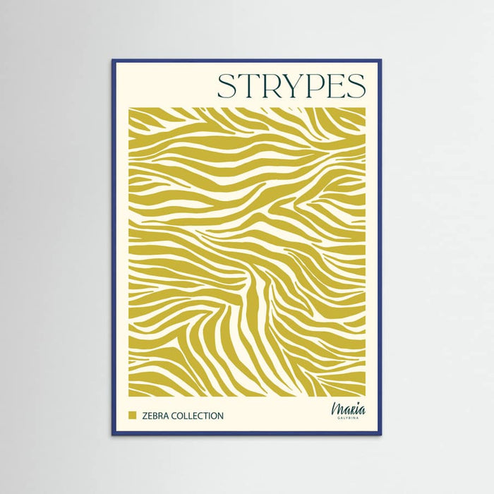 STRIPES. Zebra Collection Poster – plakat og kunsttryk