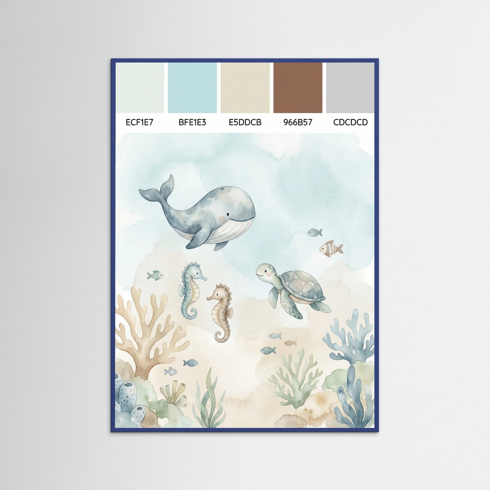 Blue Wood Safari Sky Journey