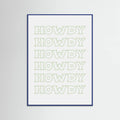 Plakat Sage Green Howdy – plakat i druk artystyczny