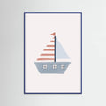 Sailing Boat Poster – plakat og kunsttryk