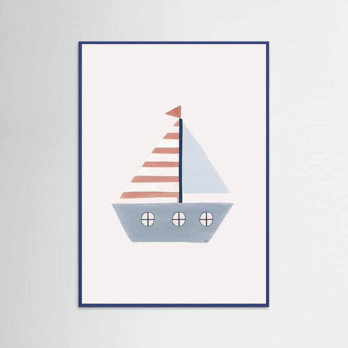 Sailing Boat Poster – plakat og kunsttryk