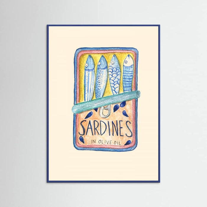 Sardines Poster – Poster und Kunstdruck