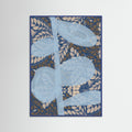 Blue Wood Scandivintage Poster