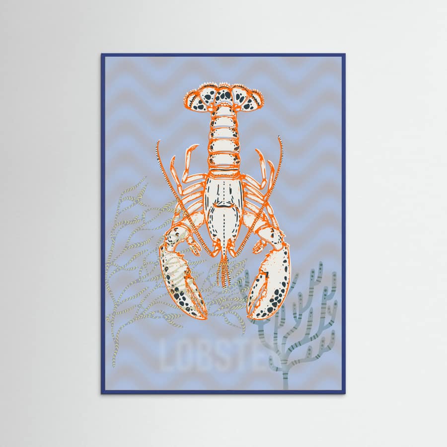 Póster Sea life lobster Neptune's joy – póster e impresión artística