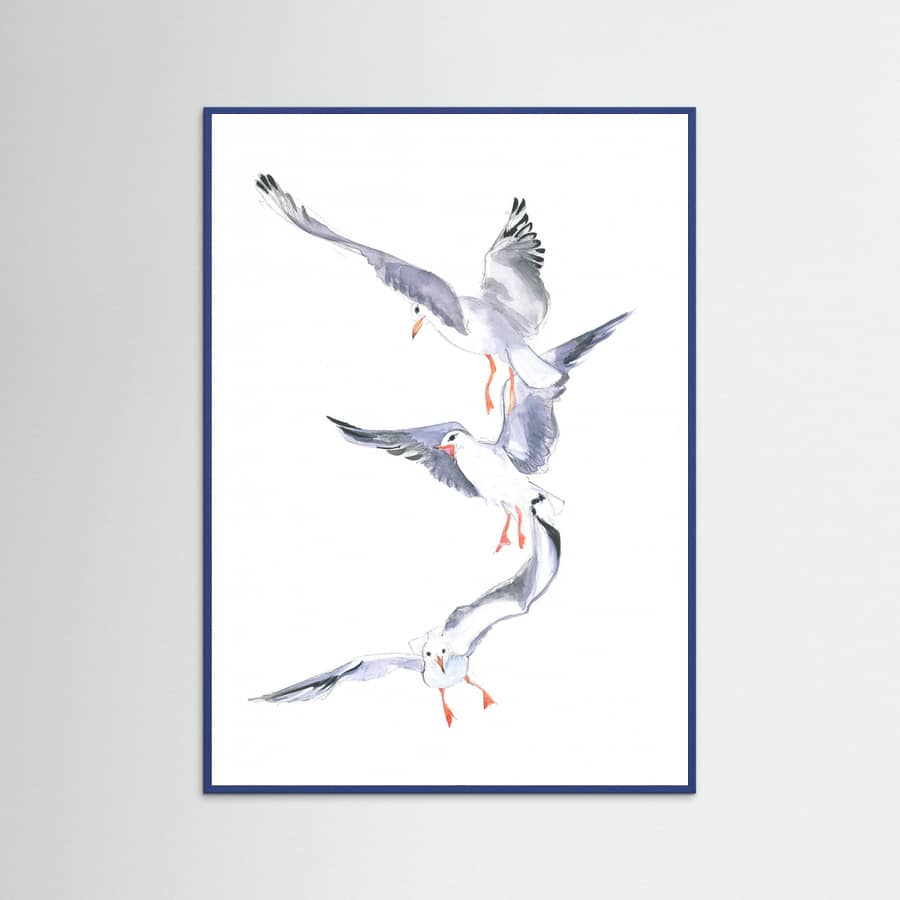 Poster Seagull Flight – poster e stampa artistica