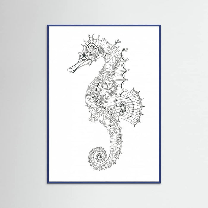 Seahorse 3 Poster – plakat og kunsttryk