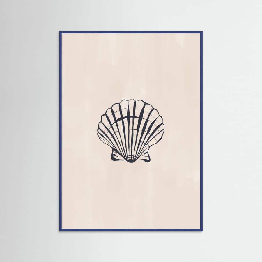 Seashell Poster – plakat og kunsttryk