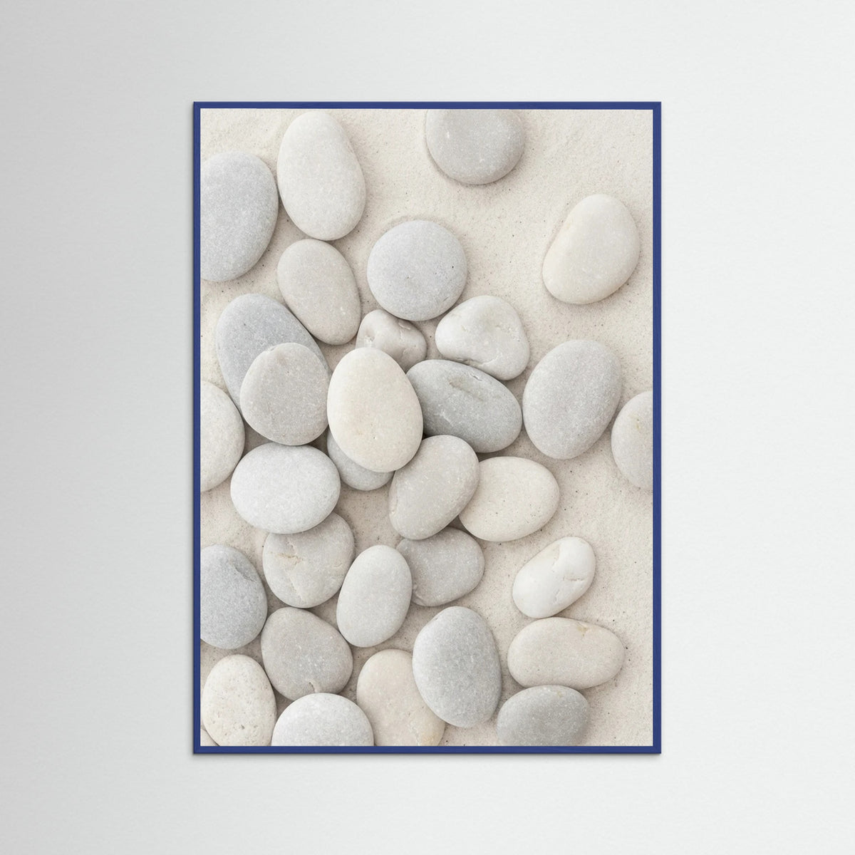 Blue Wood Seashell Serenity