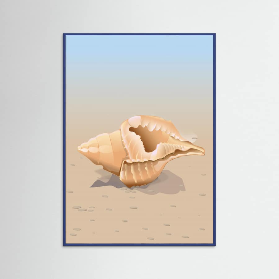 Seaside Shell Poster – poster och konsttryck