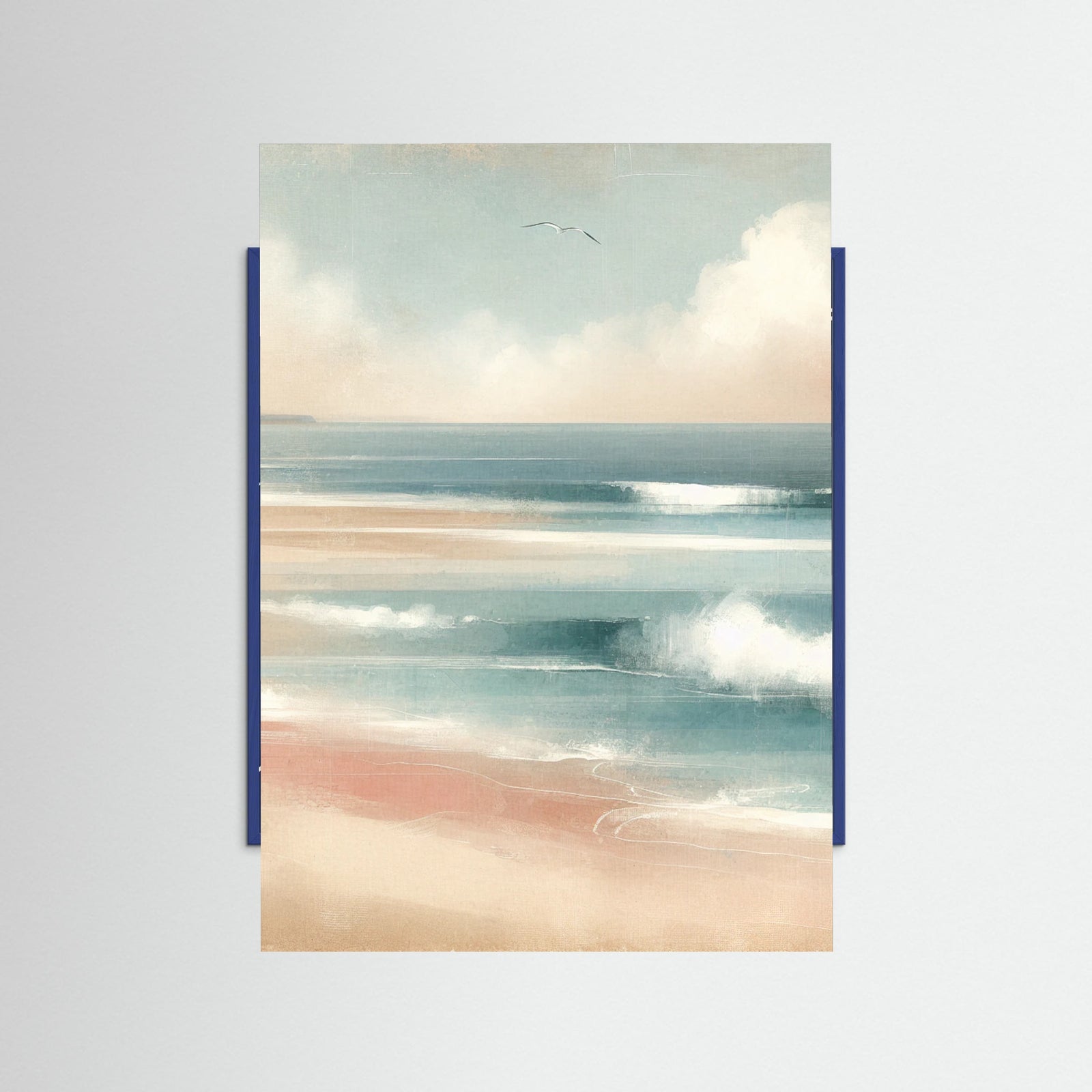 Blue Wood Seaside Sketch