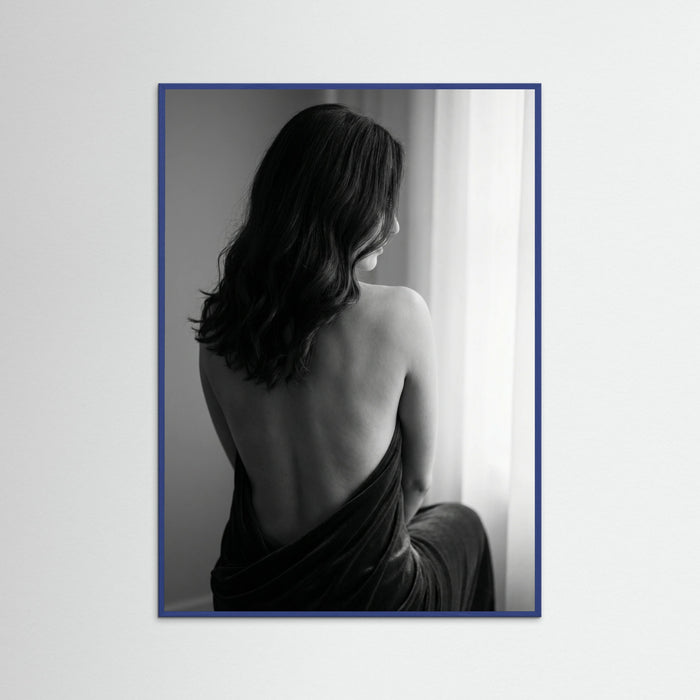 Blue Wood Sensual Noir Portrait