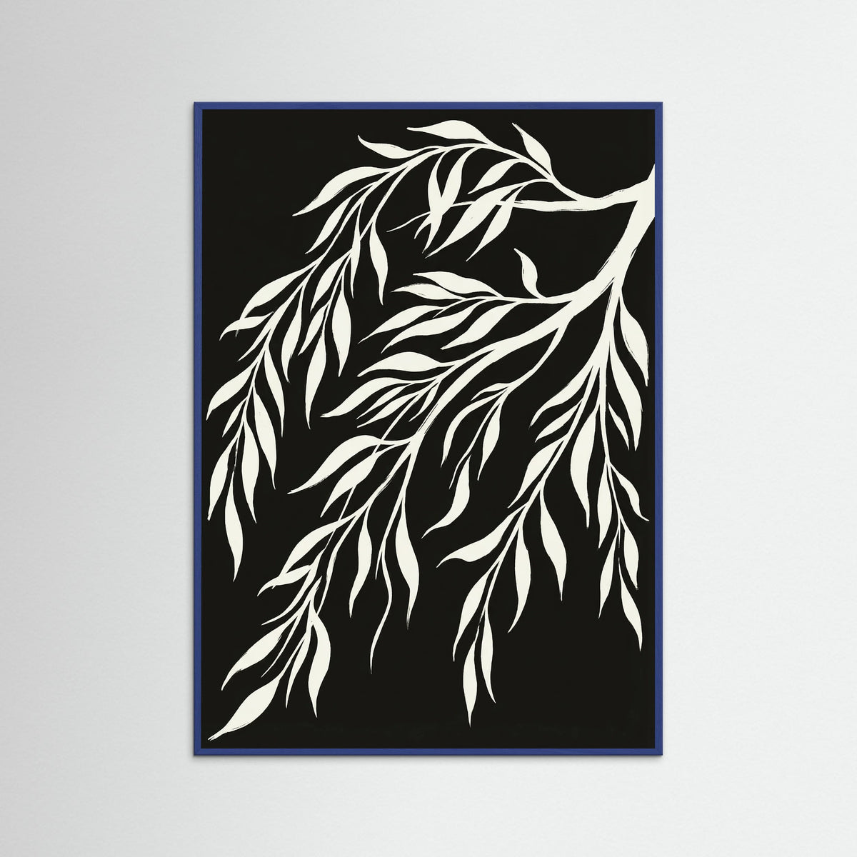 Blue Wood Serene Avian Forms