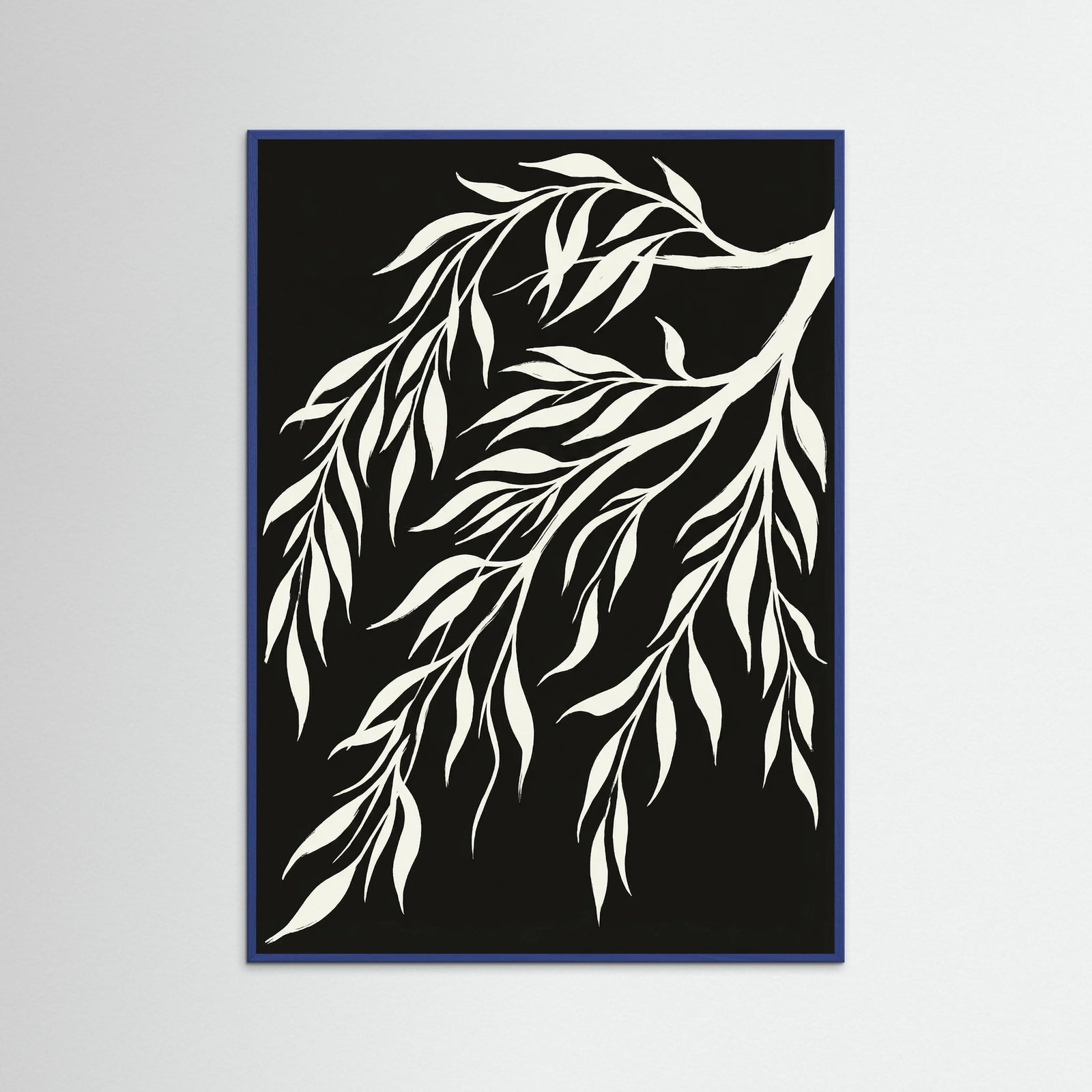 Blue Wood Serene Avian Forms