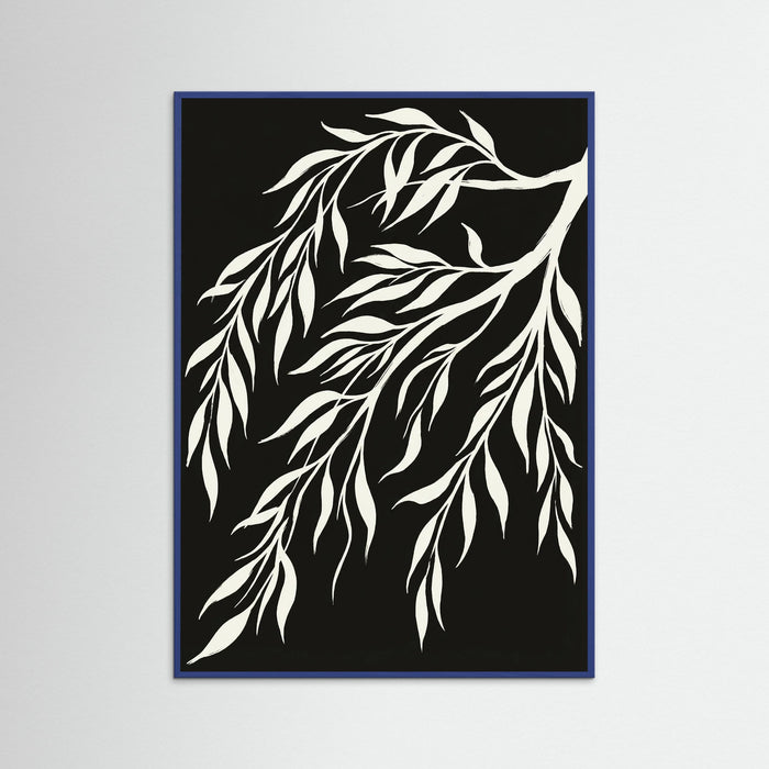 Blue Wood Serene Avian Forms